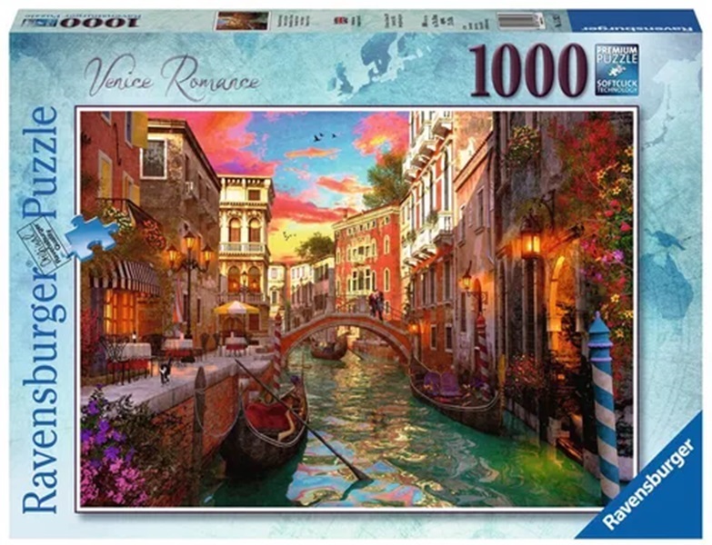 پازل 1000 قطعه - کد 152629 - ونیز / ravensburger