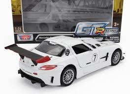 ماکت مرسدس SLS AMG GT3 - سفید 1:24 - کد 73772 / MotorMax