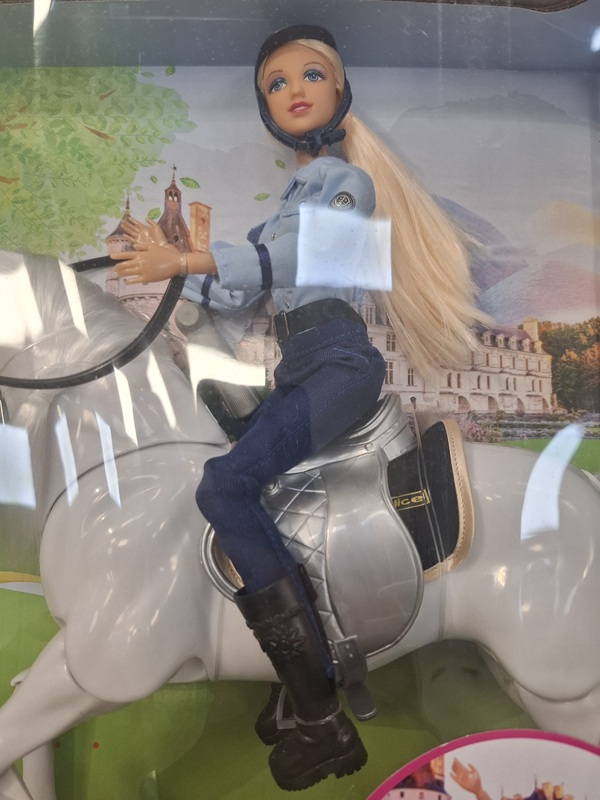 عروسک دفا - 8420 - پلیس سوارکار با اسب / defa