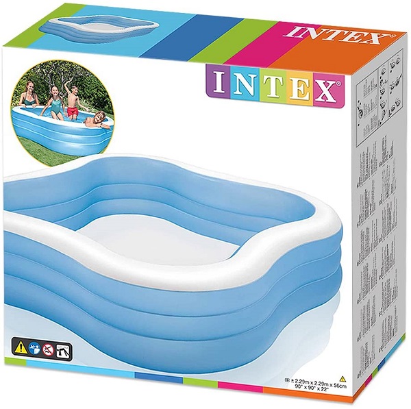 استخر بادی مربع cm 229*56 کد 57495 -  Intex