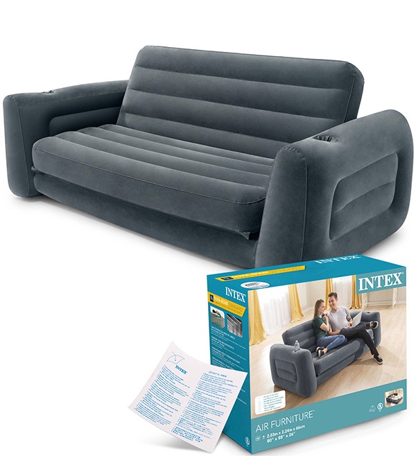 مبل تخت خواب شو دونفره کد 66552 - intex