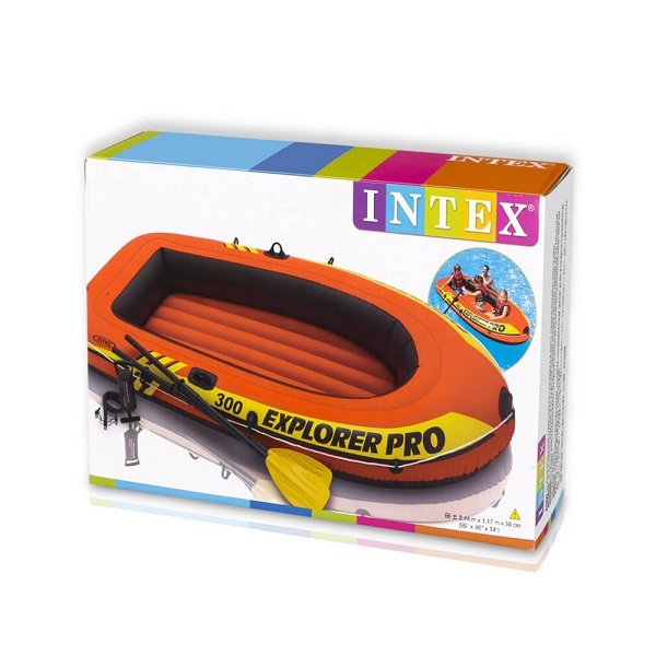 قایق بادی 300 اکسپلور سه نفره cm 211 کد 58332 -  Intex