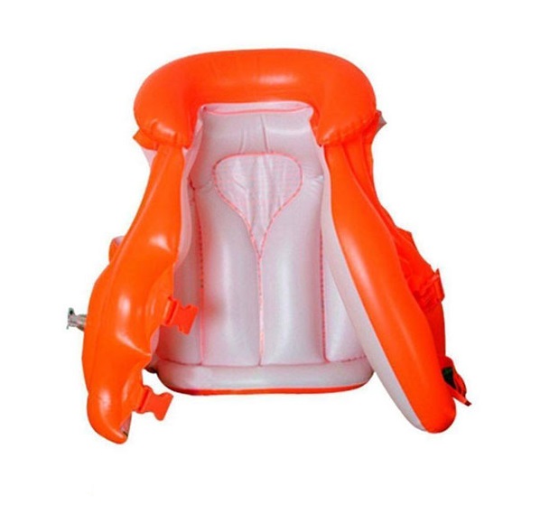 جلیقه بادی شنا رنگ نارنجی کد 58671 - Intex