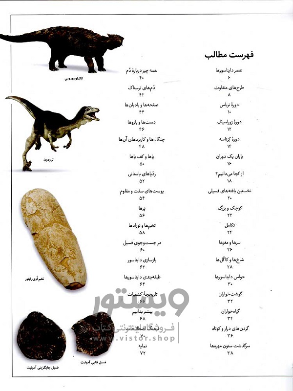 کتاب دایناسور ها (شاهد عینی) -نردبان