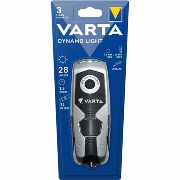 چراغ قوه شارژ دستی  28 ل 24 م 1.5 س / Varta