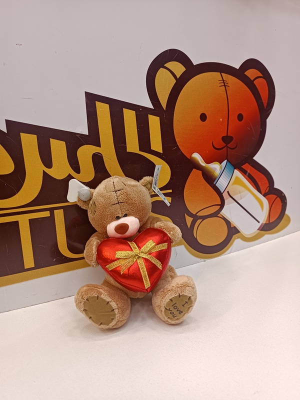 خرس میتویو cm 15 قلب کادویی س 2 - 922/25 - پولیش /