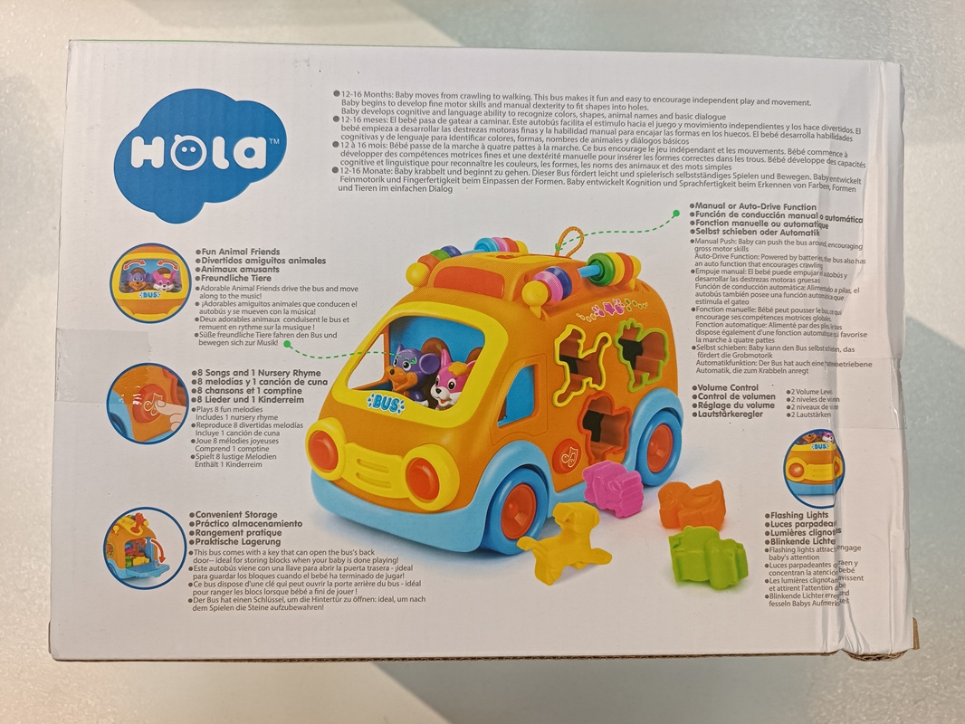 اسباب بازی اتوبوس شادی هولی تویز کد 988 hola