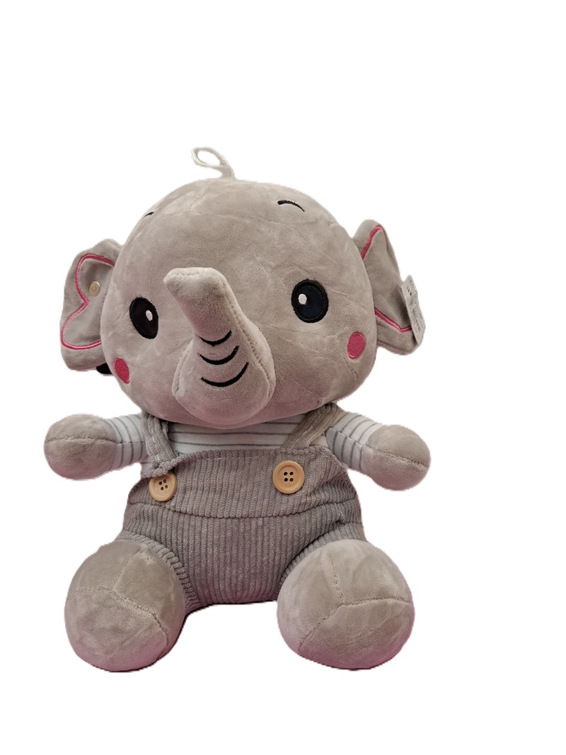 فیل 30 cm - لباس سرهمی راه راه - پولیش /