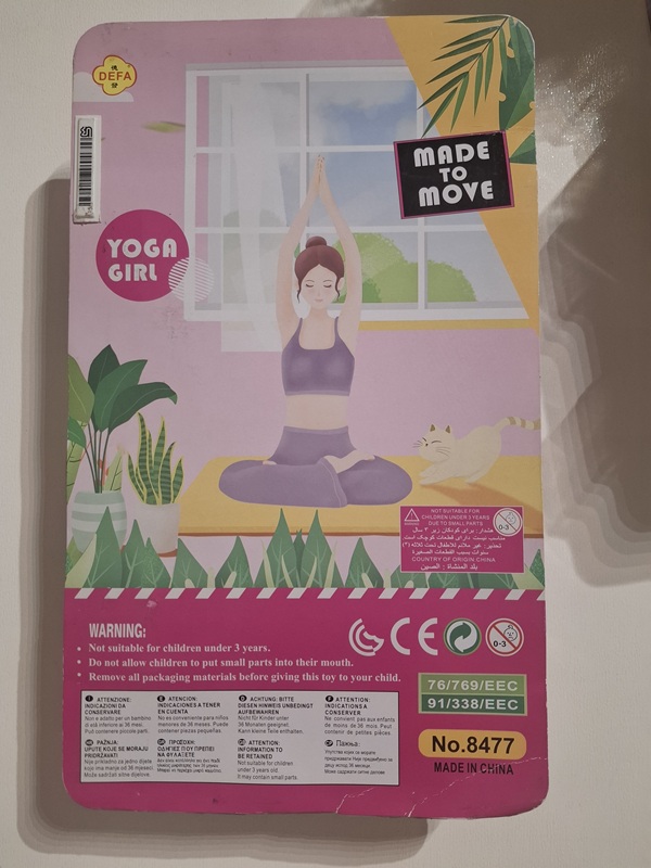 عروسک باربی یوگا با لوازم - 8477 / defa