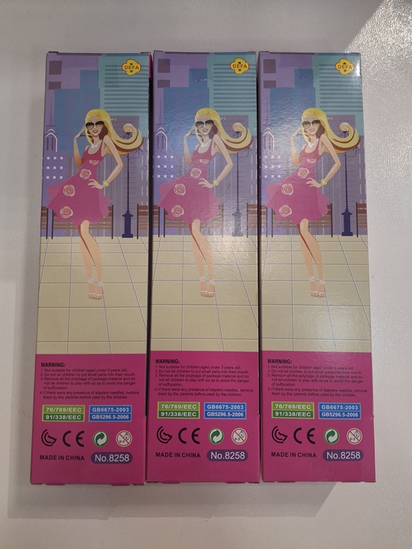 عروسک دفا - 8258 - تکی - 12 عدد / defa