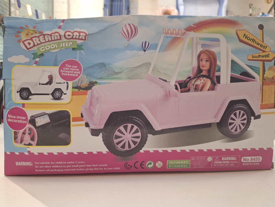 عروسک دفا - 8455 - با جیپ / defa