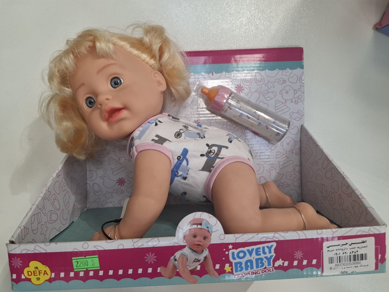 عروسک چهار دست و پا - 5101 B - دختر / defa