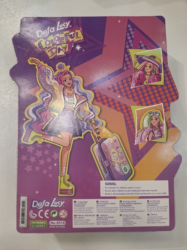 عروسک دفا - 8518 - با هدفون / defa