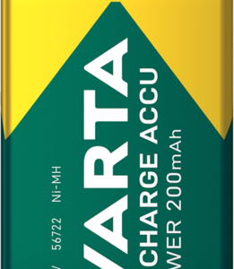باتری شارژی کتابی Varta 9V 200mAh